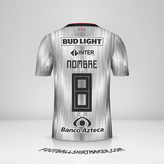 Camiseta Atlas 2019/20 Visita -  nombre - 8