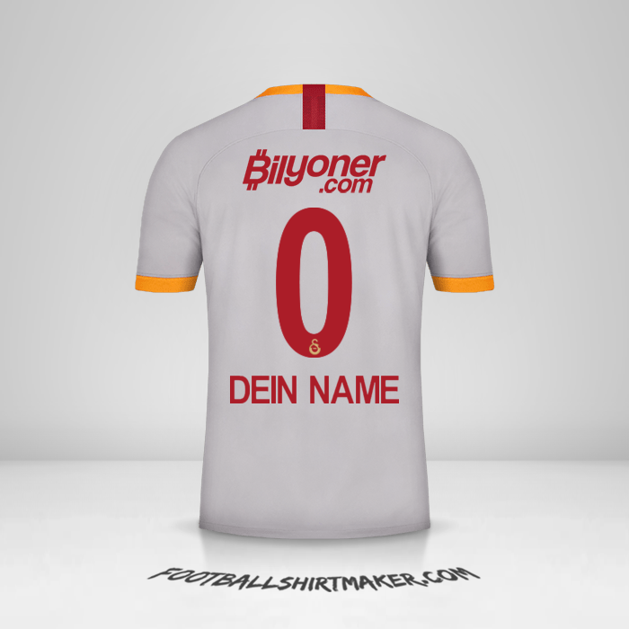 Trikot Galatasaray SK 2019/20 III -  dein name - 0
