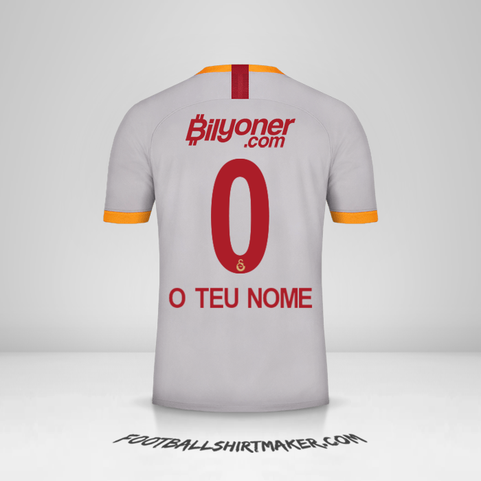 Camisola Galatasaray SK 2019/20 III -  o teu nome - 0