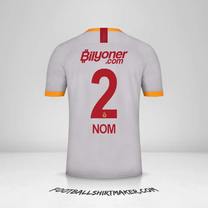 Maillot Galatasaray SK 2019/20 Troisième -  nom - 2