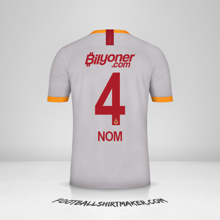 Maillot Galatasaray SK 2019/20 Troisième -  nom - 4