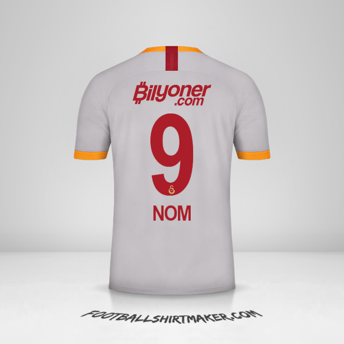 Maillot Galatasaray SK 2019/20 Troisième -  nom - 9