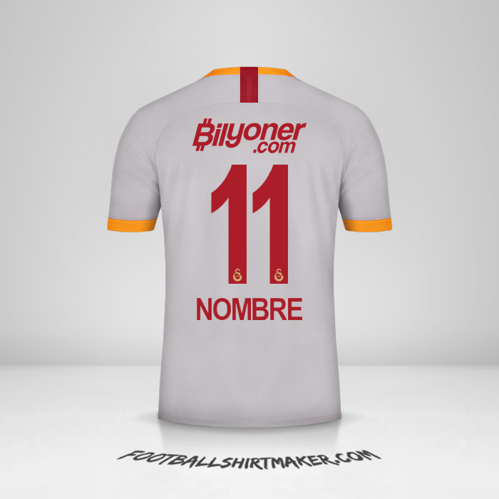 Jersey Galatasaray SK 2019/20 Tercera -  nombre - 11