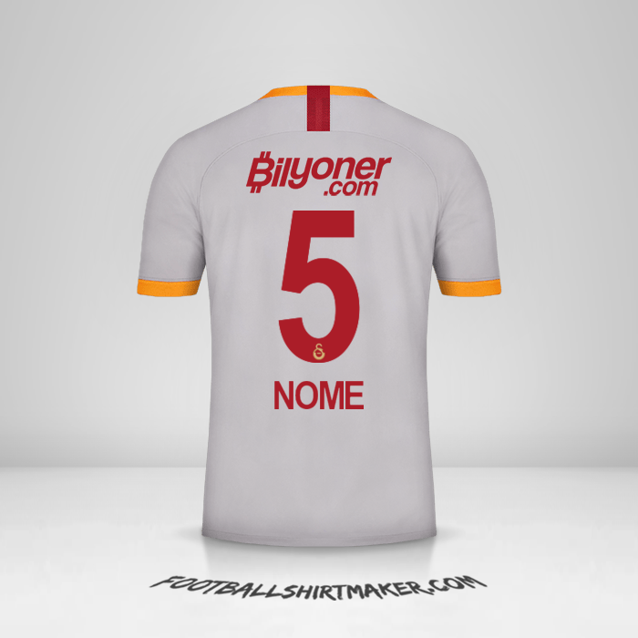 Camisa Galatasaray SK 2019/20 Terceira -  nome - 5