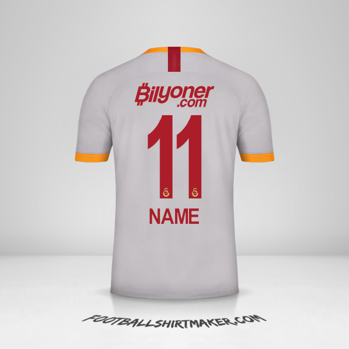 Trikot Galatasaray SK 2019/20 Dritte -  name - 11