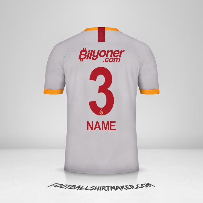 Shirt Galatasaray SK 2019/20 Third -  name - 3