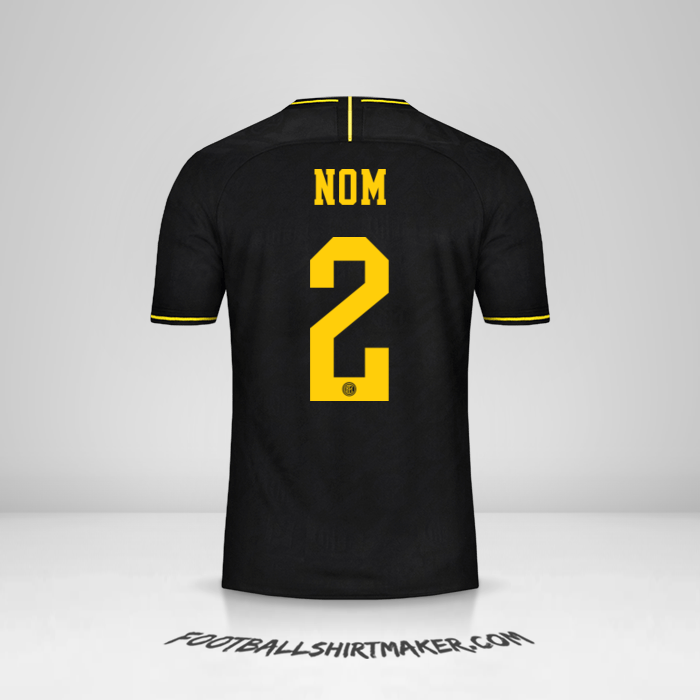Maillot Inter Cup 2019/20 Troisième -  nom - 2
