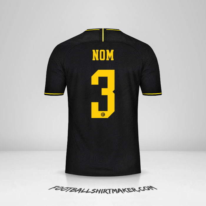 Maillot Inter Cup 2019/20 Troisième -  nom - 3