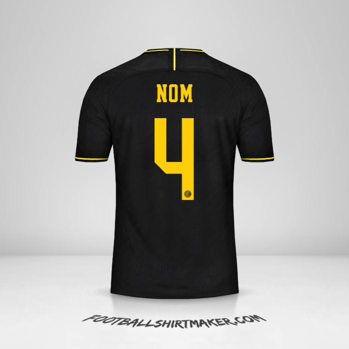 Maillot Inter Cup 2019/20 Troisième -  nom - 4