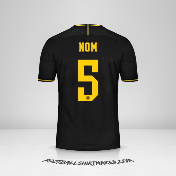 Maillot Inter Cup 2019/20 Troisième -  nom - 5