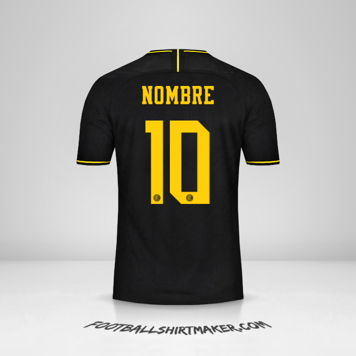 Camiseta Inter Cup 2019/20 Tercera -  nombre - 10