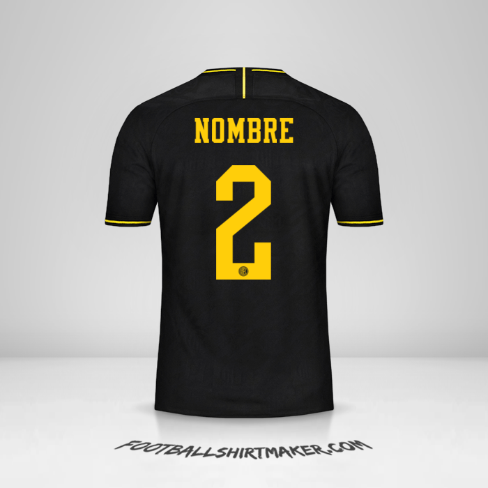 Jersey Inter Cup 2019/20 Tercera -  nombre - 2