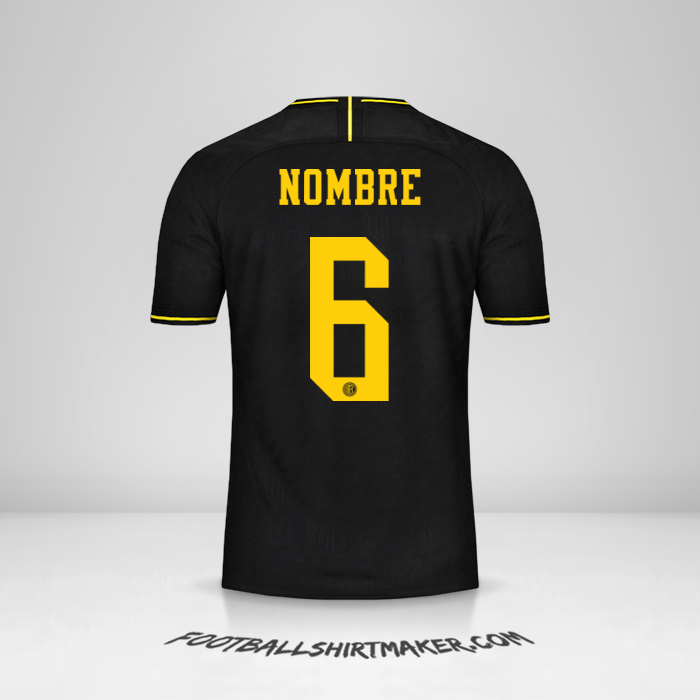 Jersey Inter Cup 2019/20 Tercera -  nombre - 6