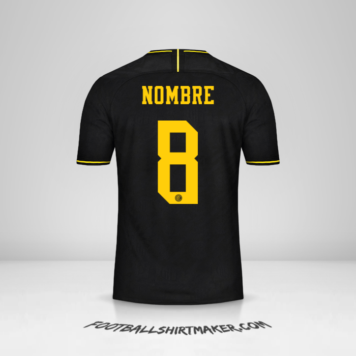 Jersey Inter Cup 2019/20 Tercera -  nombre - 8