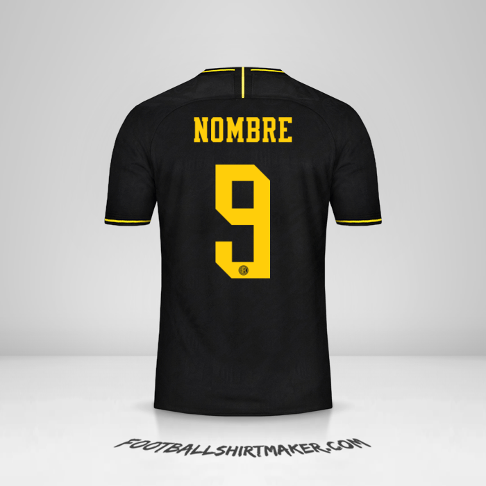 Jersey Inter Cup 2019/20 Tercera -  nombre - 9