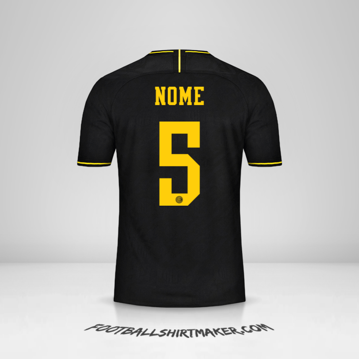 Maglia Inter Cup 2019/20 Terza -  nome - 5