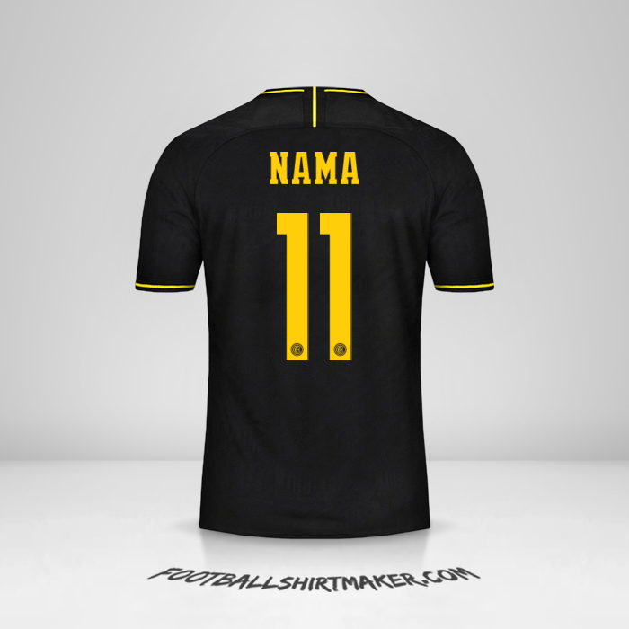 Jersey Inter Cup 2019/20 Ketiga -  nama - 11