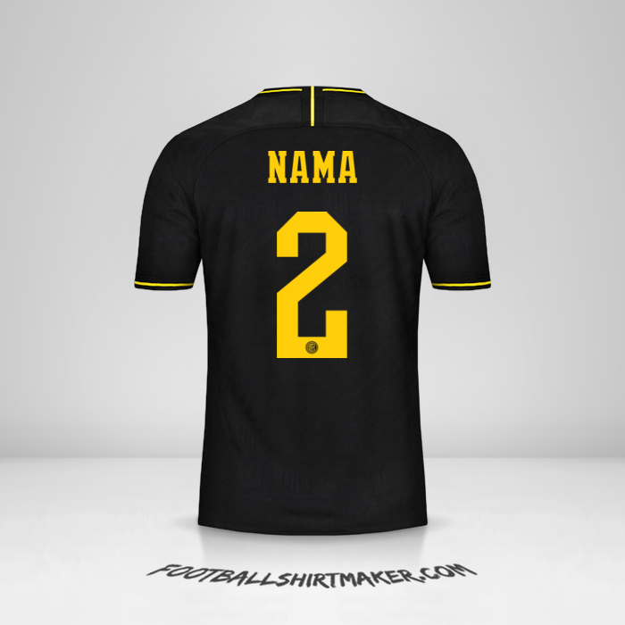Jersey Inter Cup 2019/20 Ketiga -  nama - 2