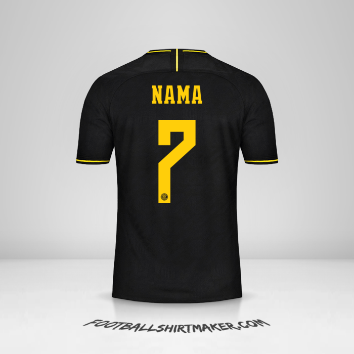 Jersey Inter Cup 2019/20 Ketiga -  nama - 7