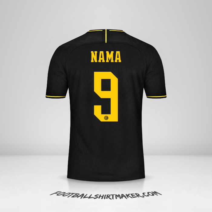 Jersey Inter Cup 2019/20 Ketiga -  nama - 9