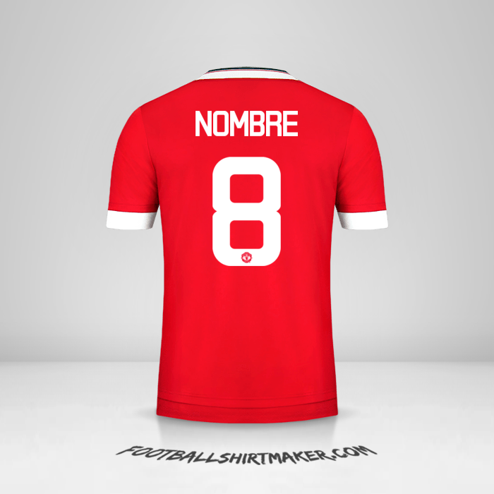Camiseta Manchester United Cup 2015/16 -  nombre - 8