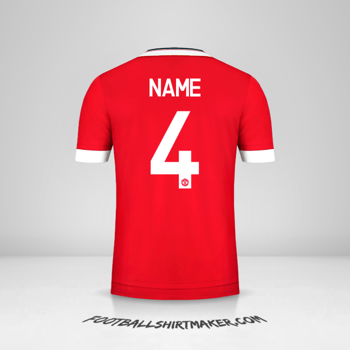 Trikot Manchester United Cup 2015/16 -  name - 4