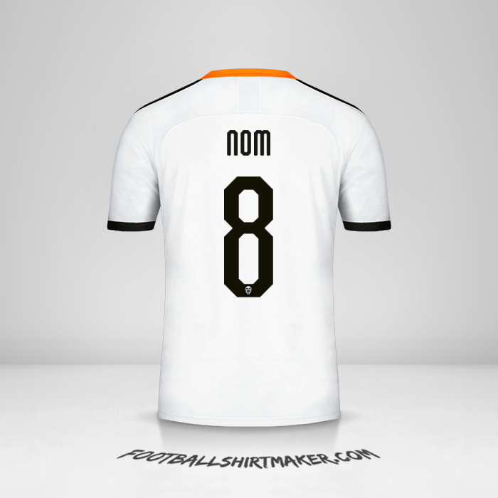 Maillot Valencia CF Cup 2019/20 -  nom - 8
