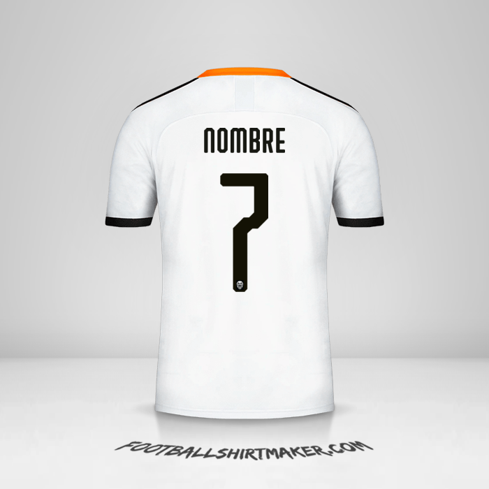 Jersey Valencia CF Cup 2019/20 -  nombre - 7