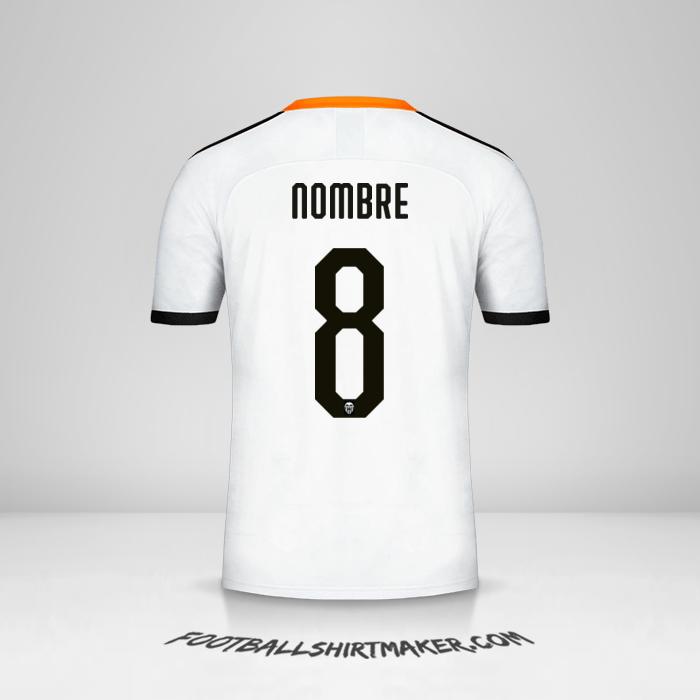 Jersey Valencia CF Cup 2019/20 -  nombre - 8