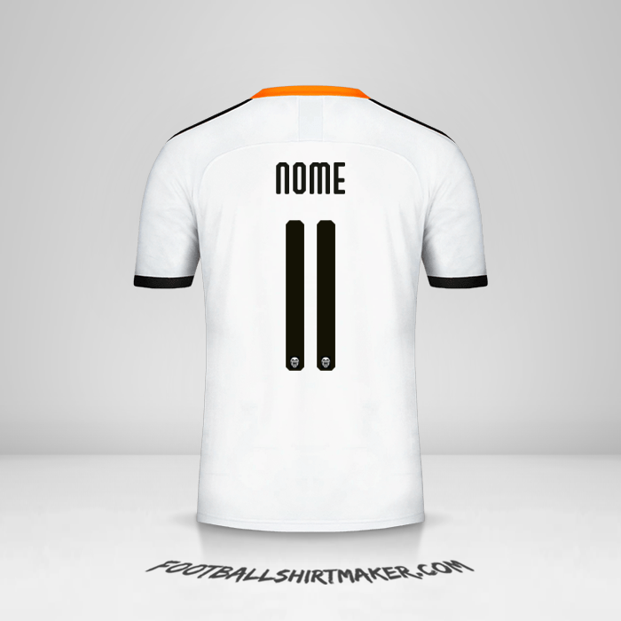 Maglia Valencia CF Cup 2019/20 -  nome - 11