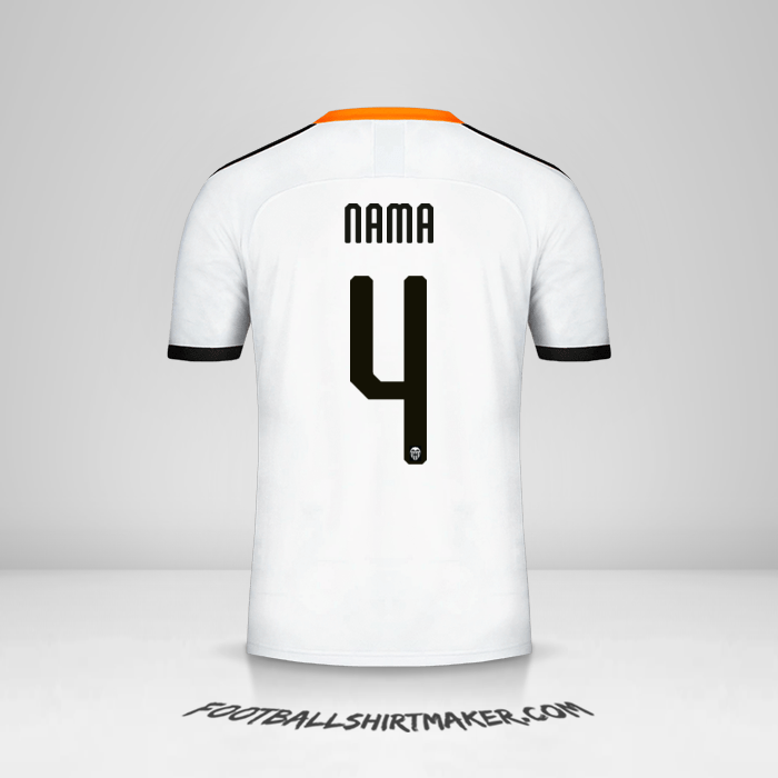 Jersey Valencia CF Cup 2019/20 -  nama - 4