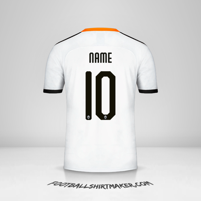Shirt Valencia CF Cup 2019/20 -  name - 10