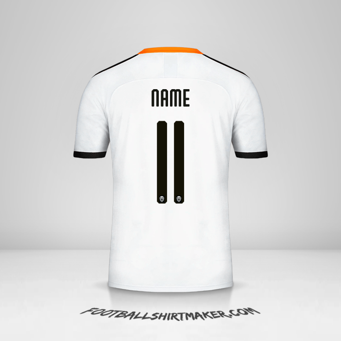 Jersey Valencia CF Cup 2019/20 -  name - 11