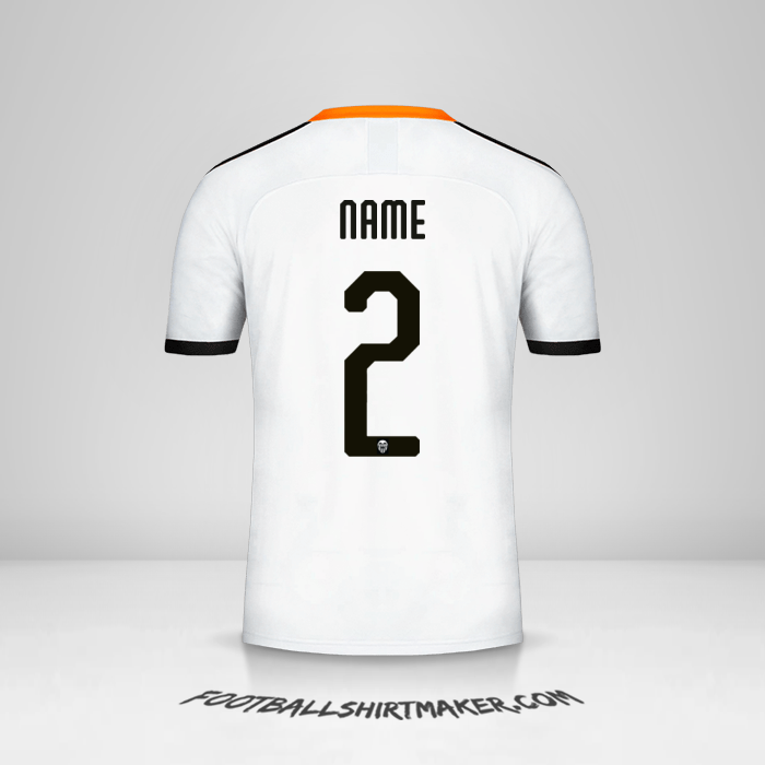 Shirt Valencia CF Cup 2019/20 -  name - 2