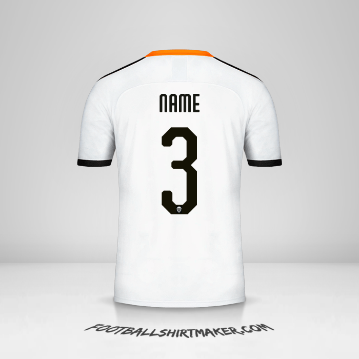 Shirt Valencia CF Cup 2019/20 -  name - 3
