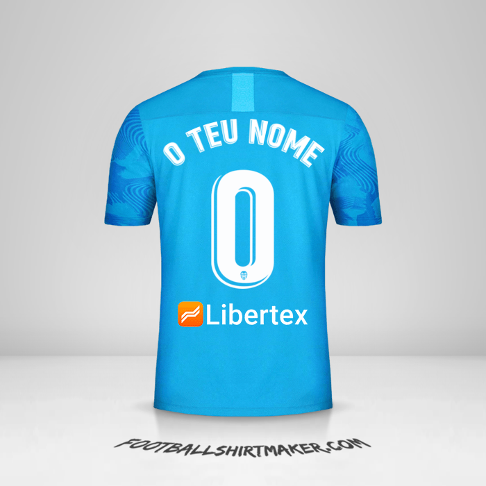 Camisola Valencia CF 2019/20 III -  o teu nome - 0