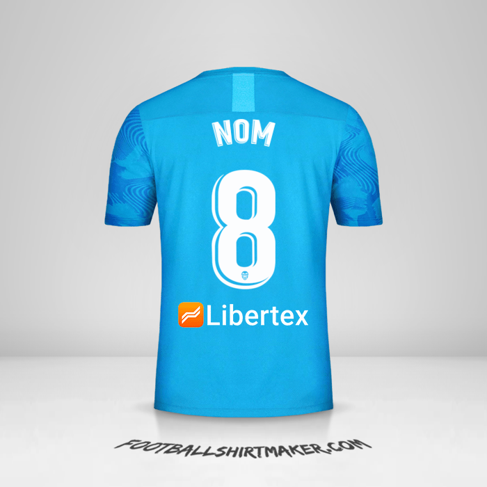 Maillot Valencia CF 2019/20 Troisième -  nom - 8