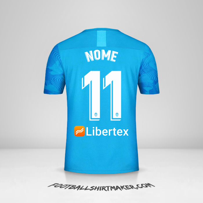 Maglia Valencia CF 2019/20 Terza -  nome - 11