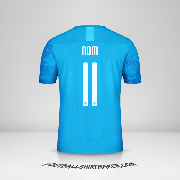 Maillot Valencia CF Cup 2019/20 Troisième -  nom - 11