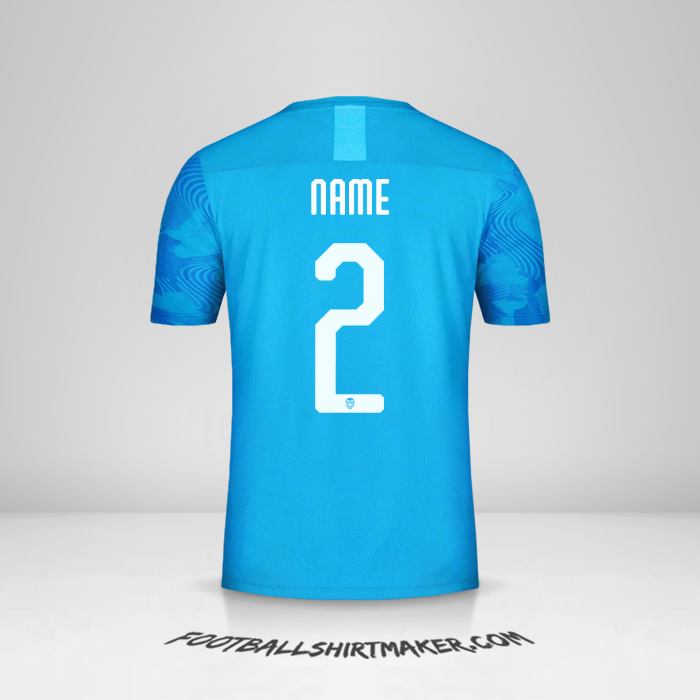 Jersey Valencia CF Cup 2019/20 Third -  name - 2
