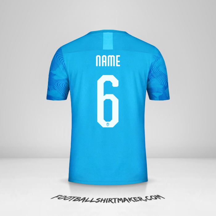 Shirt Valencia CF Cup 2019/20 Third -  name - 6