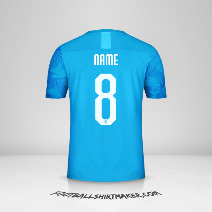 Shirt Valencia CF Cup 2019/20 Third -  name - 8