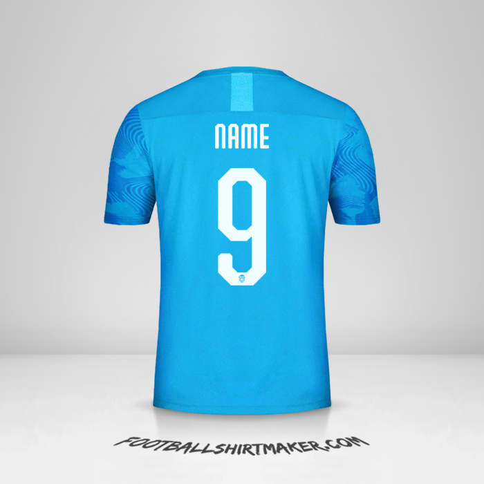 Shirt Valencia CF Cup 2019/20 Third -  name - 9