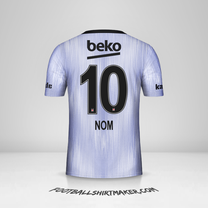 Maillot Besiktas JK 2019/20 Troisième -  nom - 10