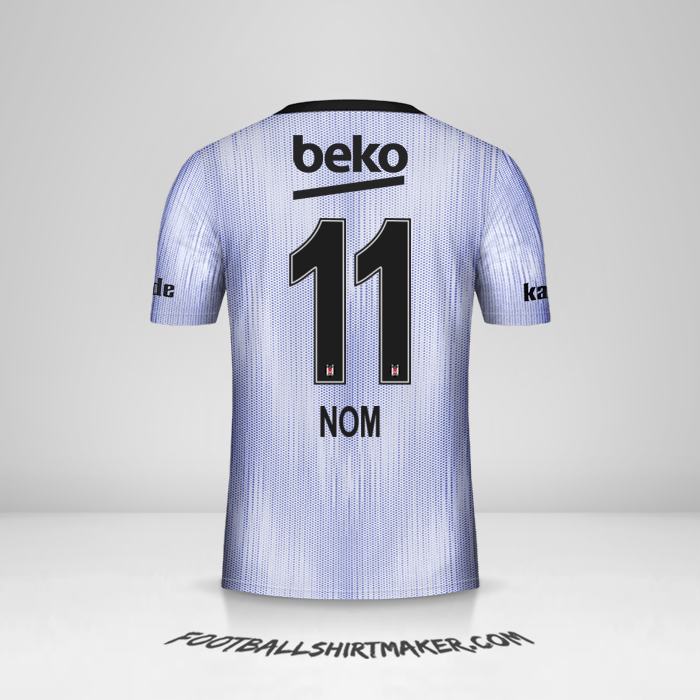 Maillot Besiktas JK 2019/20 Troisième -  nom - 11