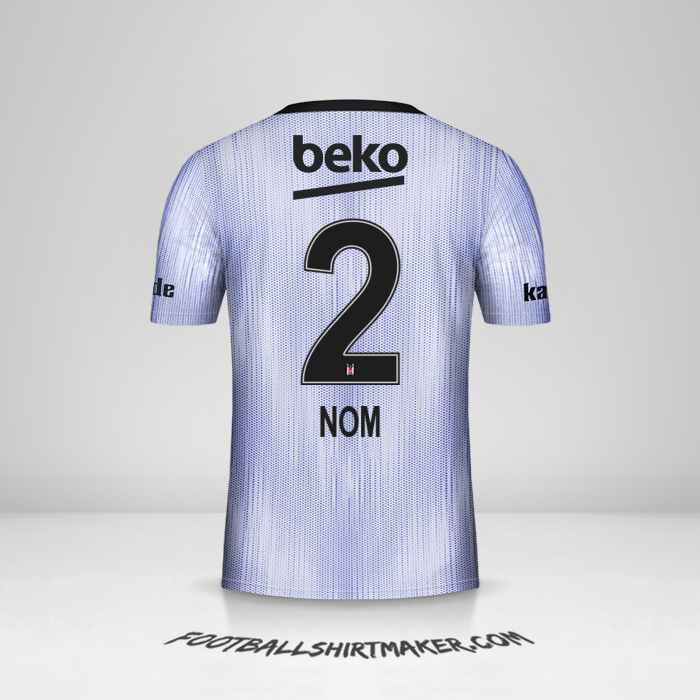 Maillot Besiktas JK 2019/20 Troisième -  nom - 2