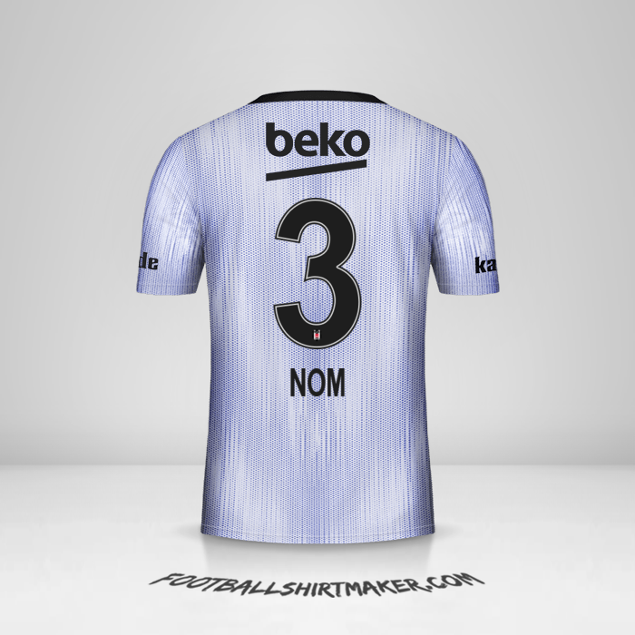 Maillot Besiktas JK 2019/20 Troisième -  nom - 3