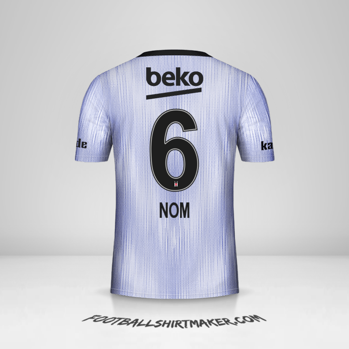 Maillot Besiktas JK 2019/20 Troisième -  nom - 6
