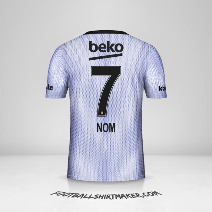 Maillot Besiktas JK 2019/20 Troisième -  nom - 7