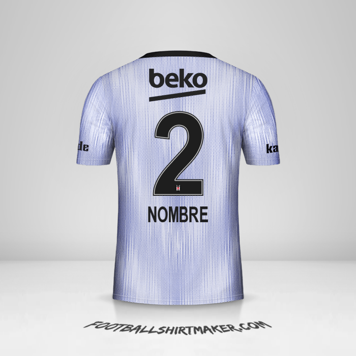 Jersey Besiktas JK 2019/20 Tercera -  nombre - 2